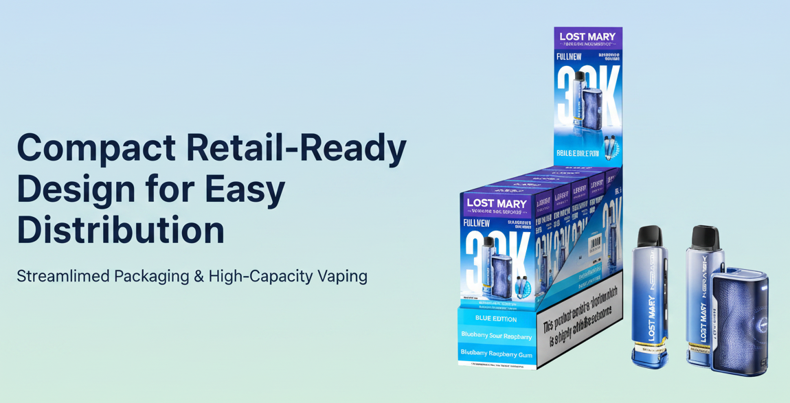 Compact Retail-Ready Design for Easy Distribution