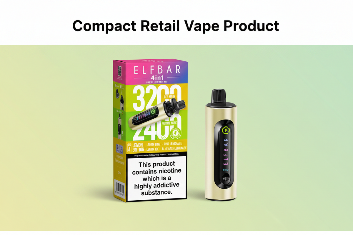 Compact Retail Vape Product