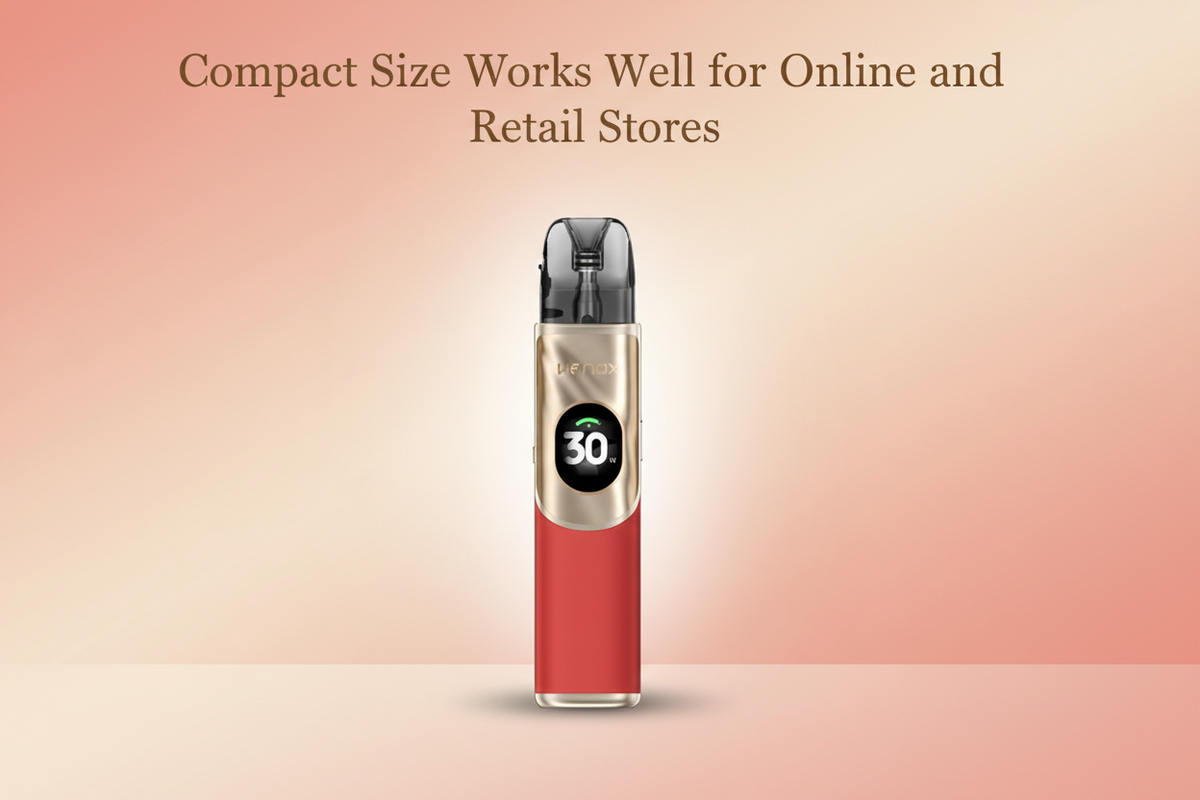 Compact Size Works Well for Online and Retail Stores