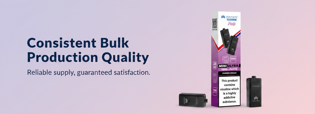 Consistent Bulk Production Quality