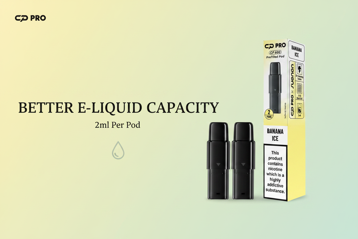 20mg Nicotine with Better E-Liquid Capacity