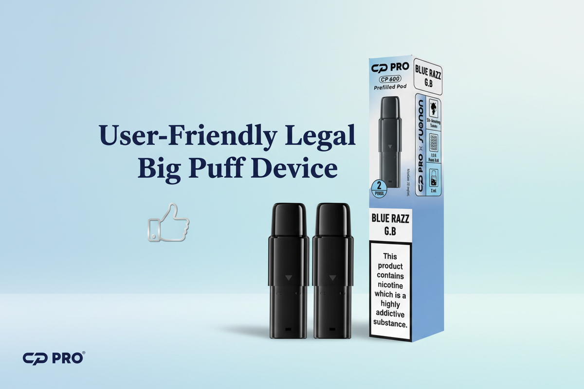 User-Friendly Legal Big Puff Device