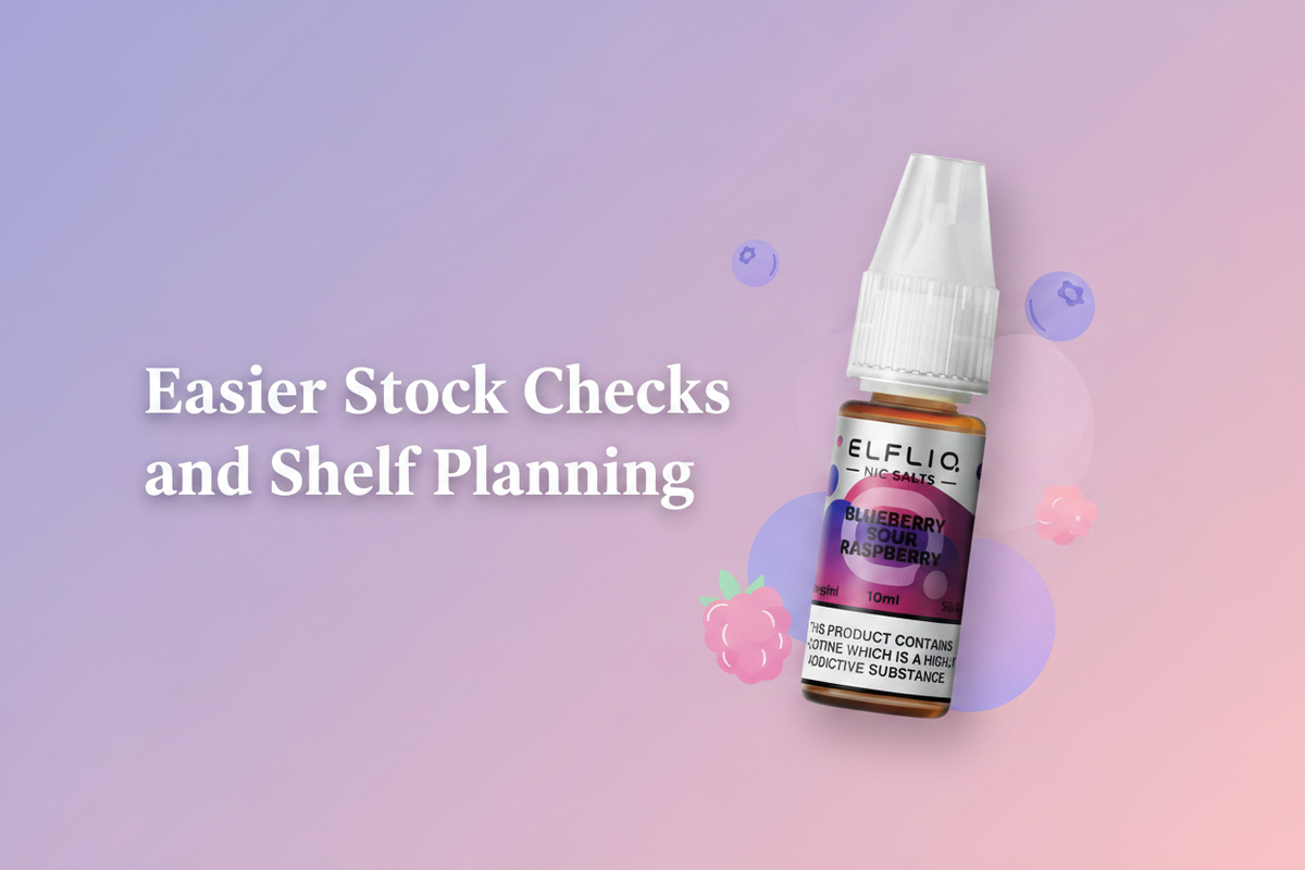 Easier Stock Checks and Shelf Planning