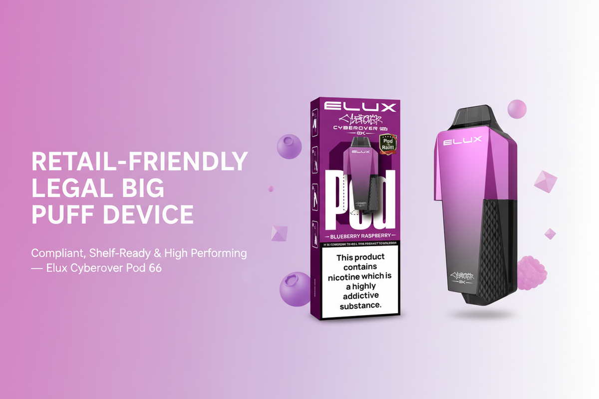 Retail-Friendly Legal Big Puff Device