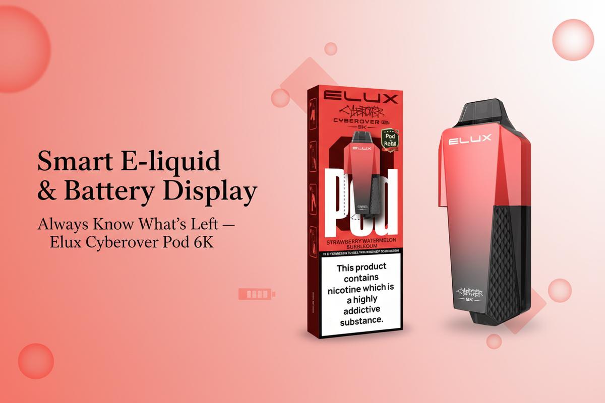 Smart E-liquid & Battery Display