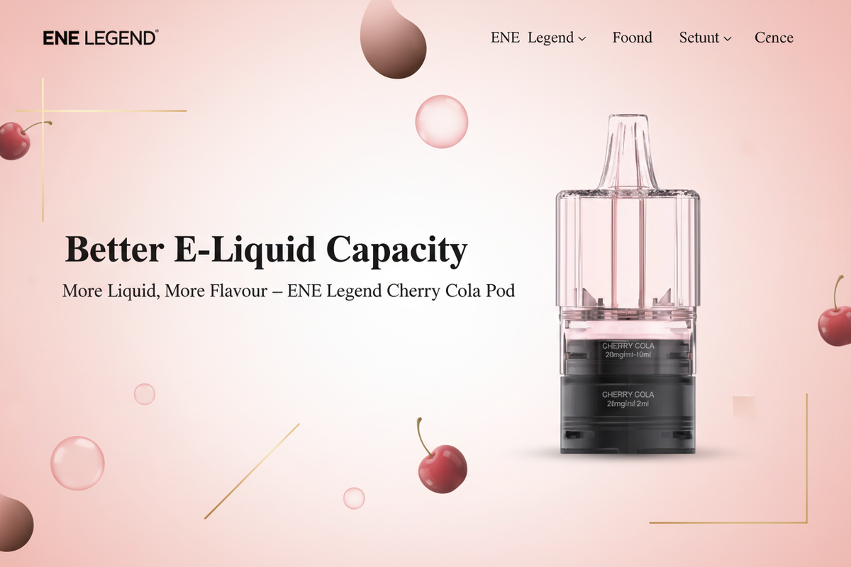 20mg Nicotine with Better E-Liquid Capacity