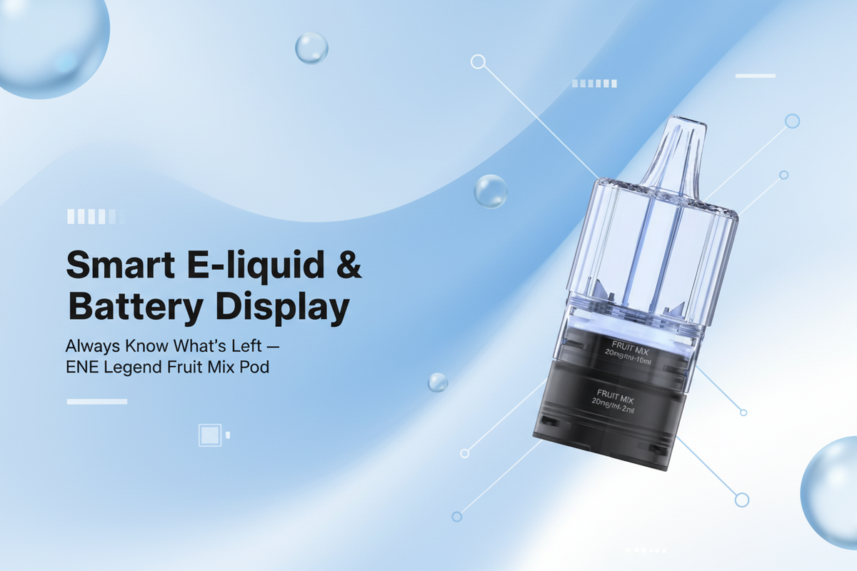 Smart E-liquid & Battery Display
