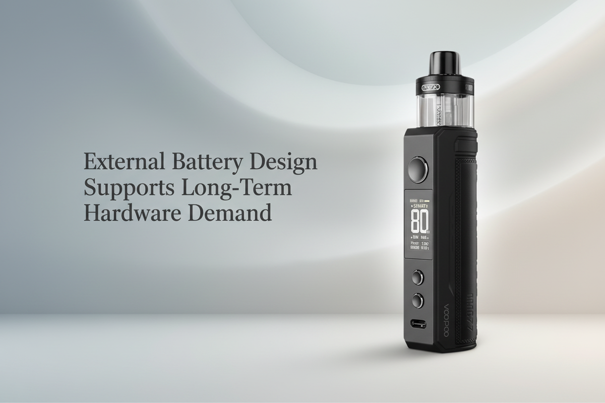 External Battery Design Supports Long-Term Hardware Demand