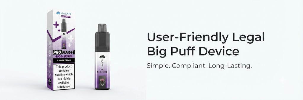 User-Friendly Legal Big Puff Device