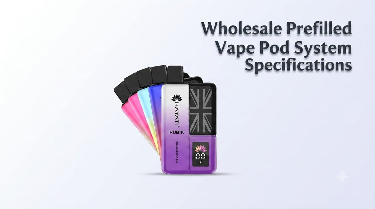 Wholesale Prefilled Vape Pod System Specifications