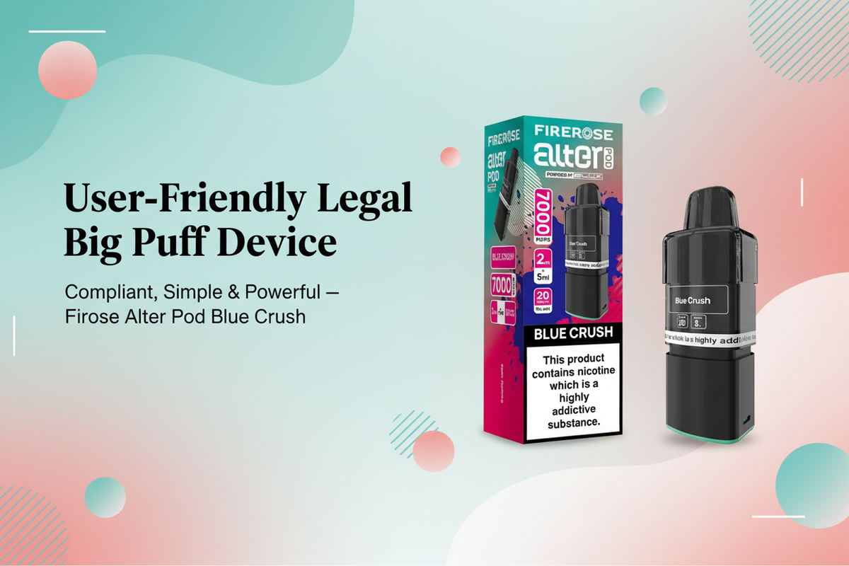 User-Friendly Legal Big Puff Device