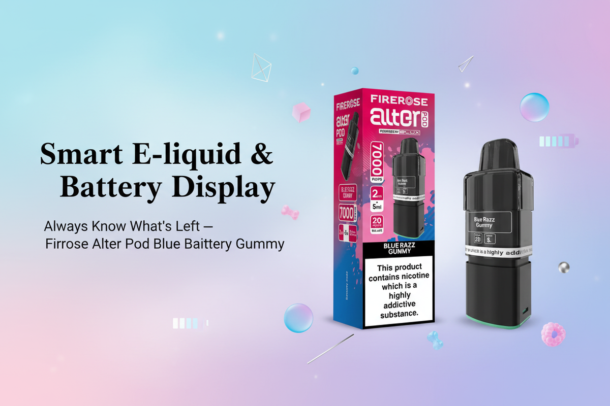 Smart E-liquid and Battery Display