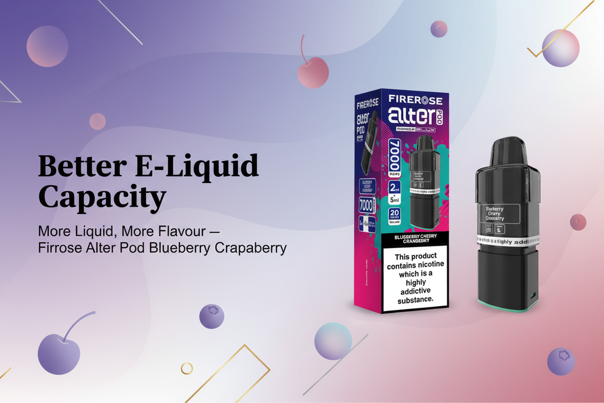 20mg Nicotine with Better E-Liquid Capacity