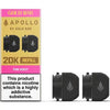 Gold Bar Apollo 20K Replacement Prefilled Pods Box of 5 - VapingSupplier