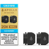 Gold Bar Apollo 20K Replacement Prefilled Pods Box of 5 - VapingSupplier