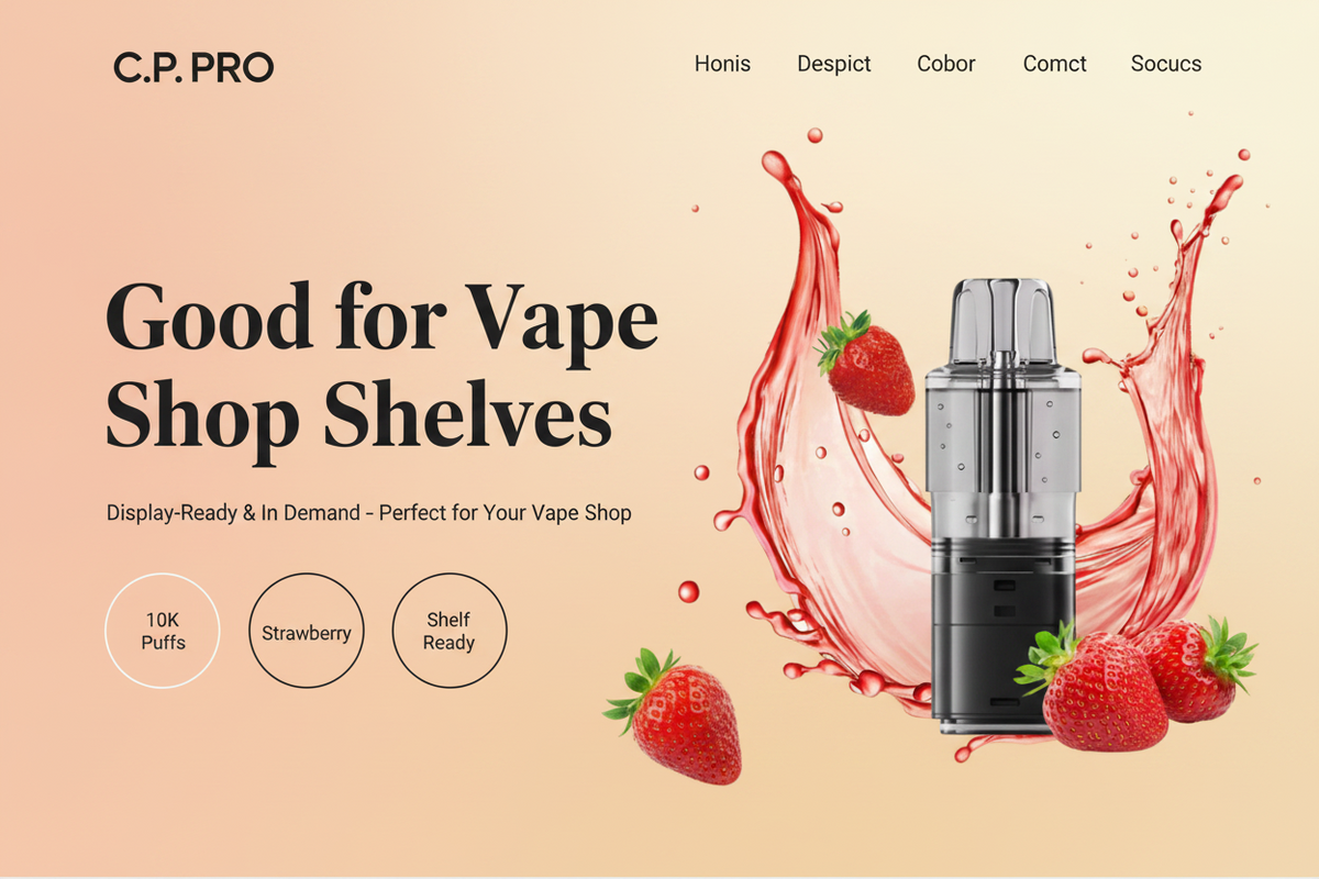 Good for Vape Shop Shelves