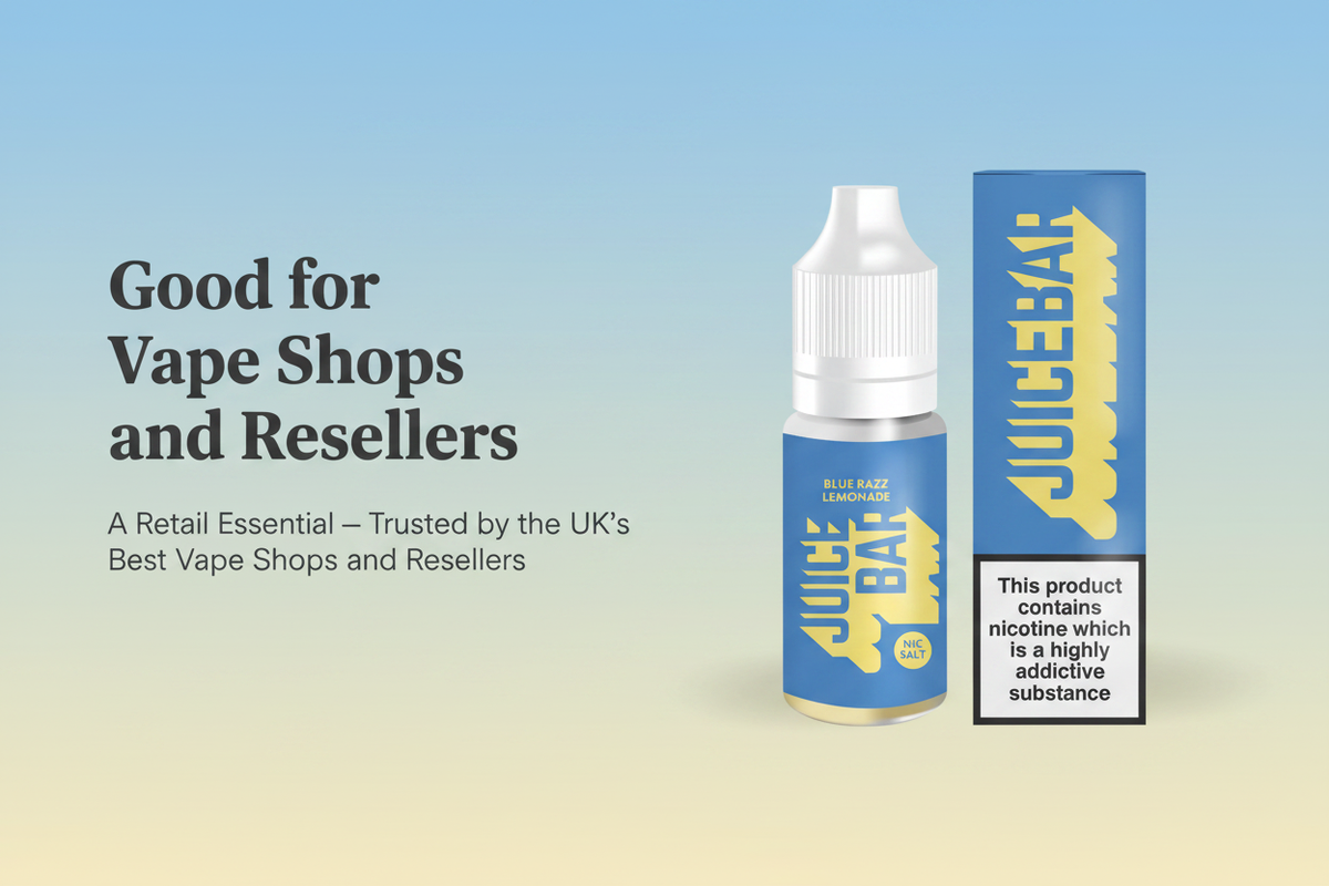 Good for Vape Shops and Resellers