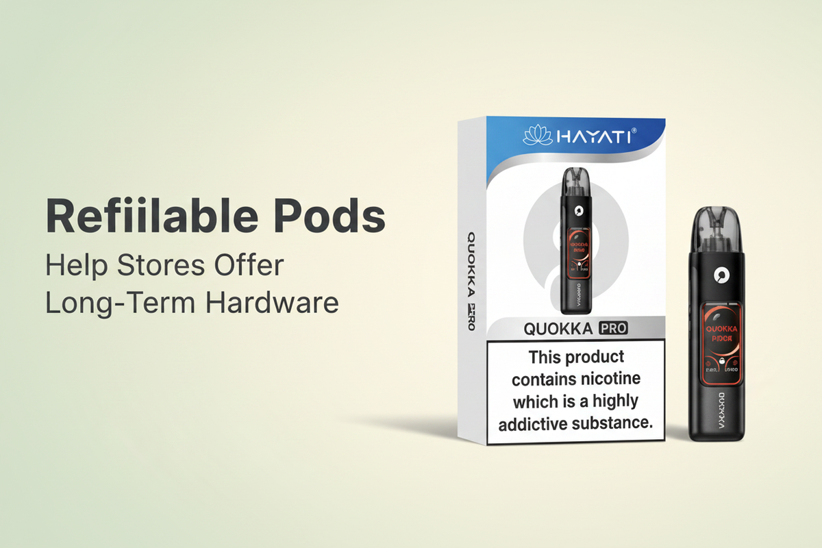 Refillable Pods Help Stores Offer Long-Term Hardware