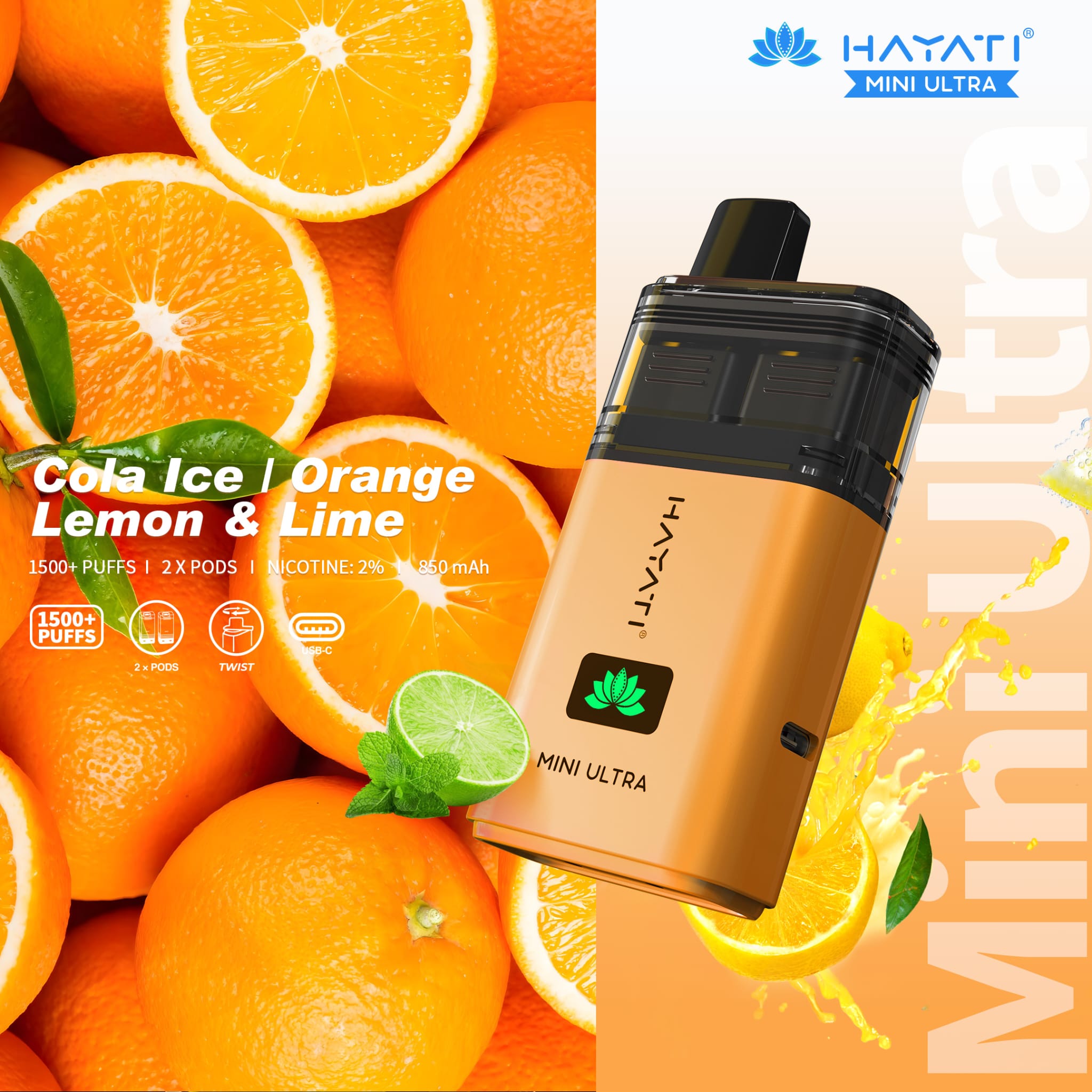 Buy Hayati Mini Ultra 1500 Disposable Vape in a Box Of 5 VapingSupplier Buy Hayati Mini Ultra 1500 Disposable Vape in a Box Of 5 VapingSupplier