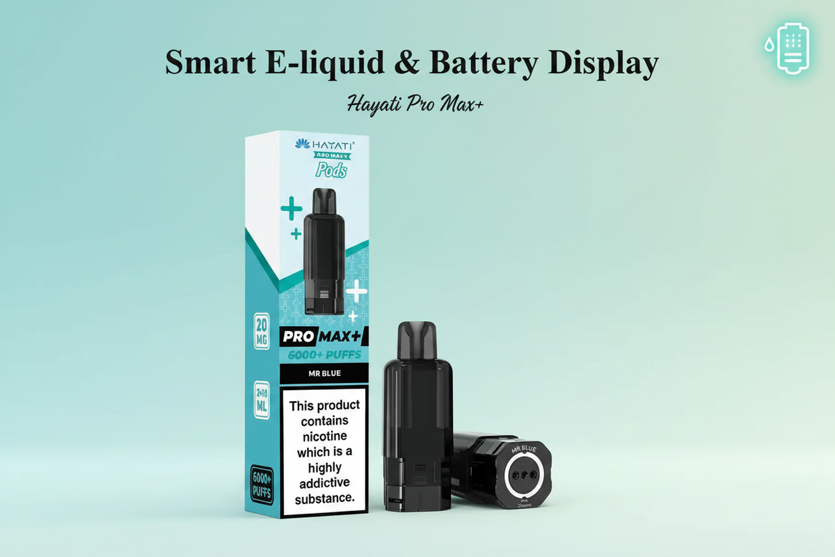 Smart E-liquid & Battery Display