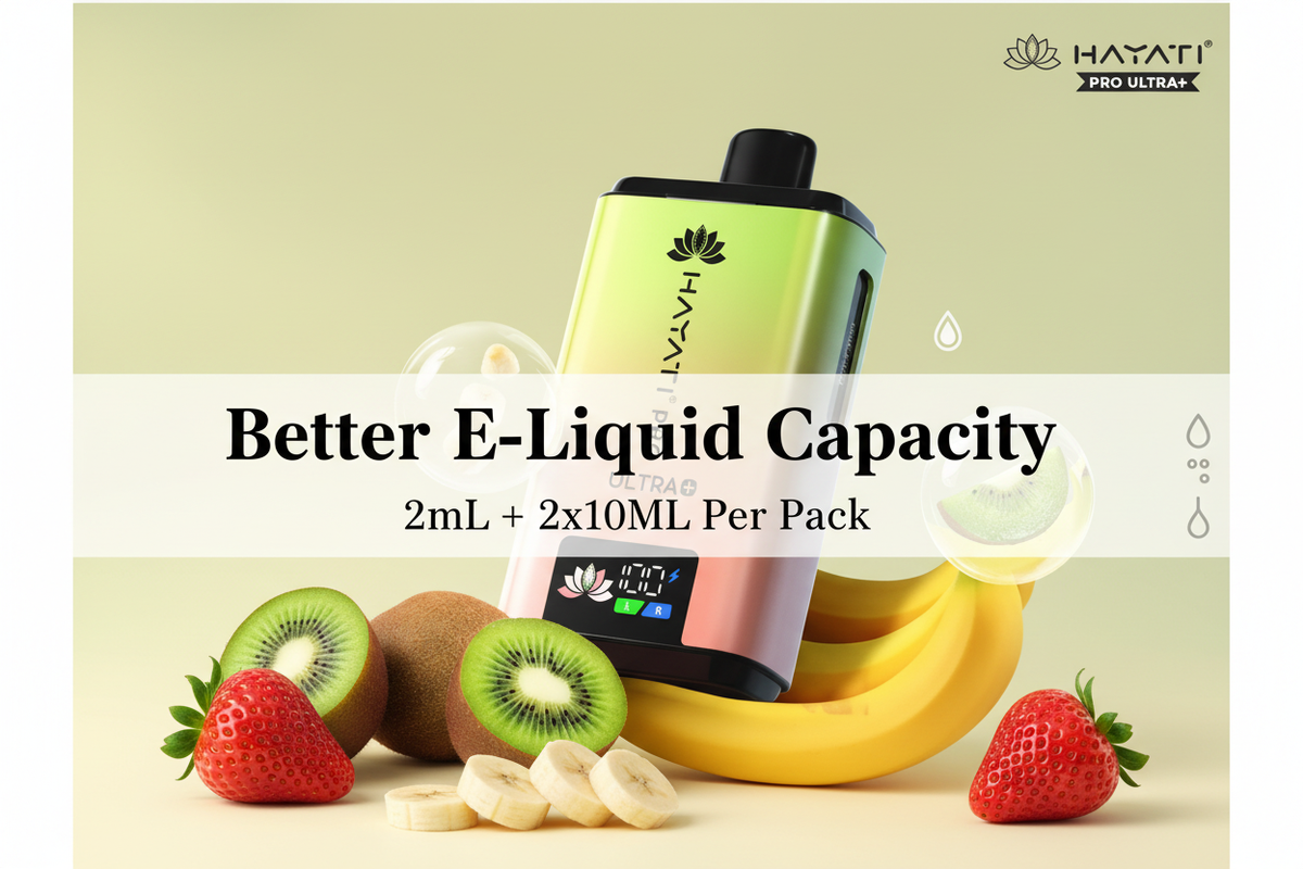 20mg Nicotine with Better E-Liquid Capacity