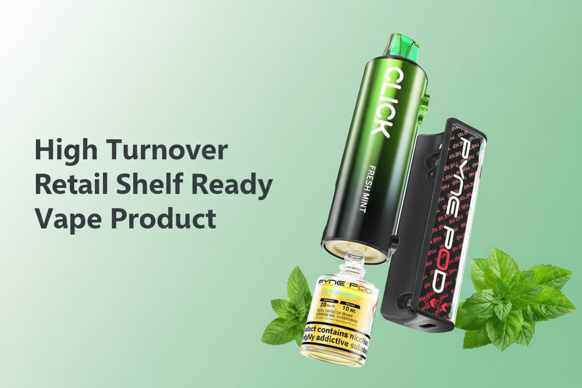 High Turnover Retail Shelf Ready Vape Product