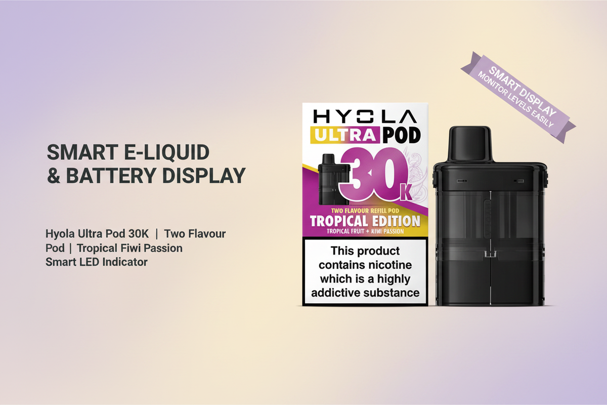 Smart E-liquid & Battery Display