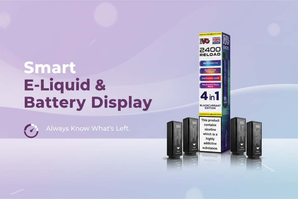 Smart E-liquid & Battery Display