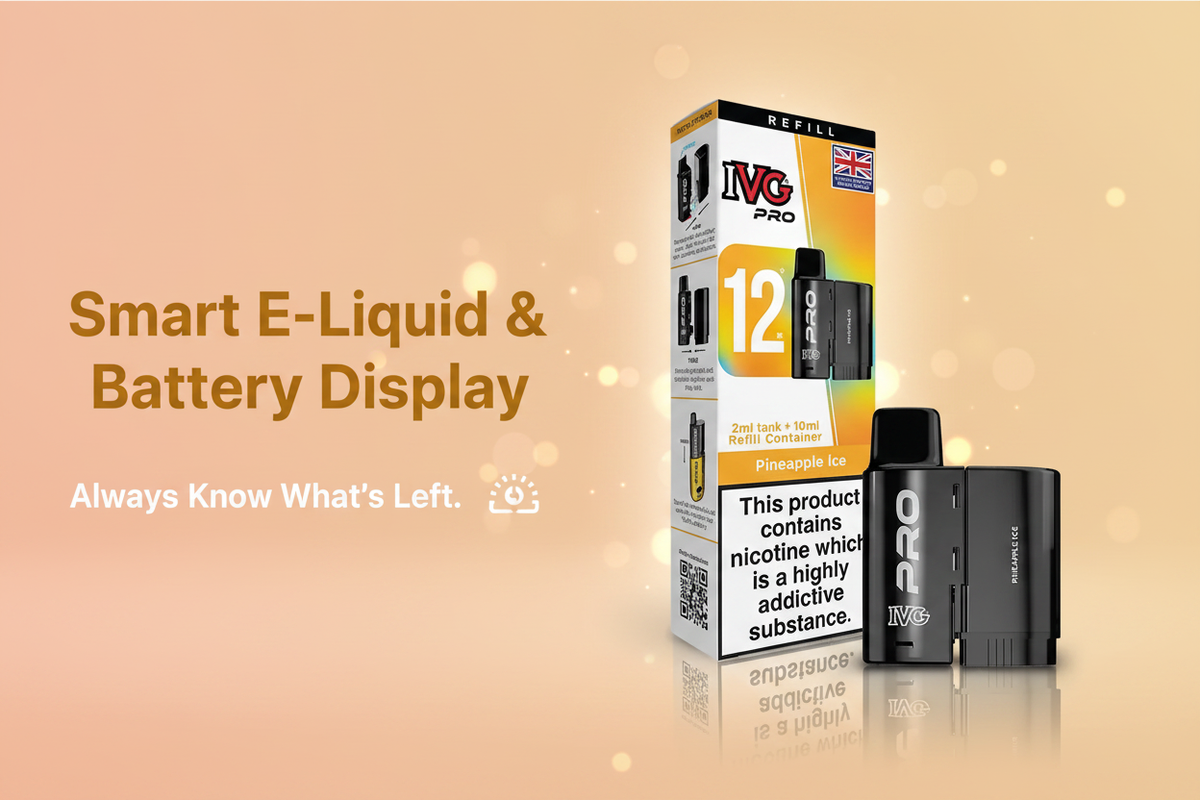 Smart E-liquid & Battery Display