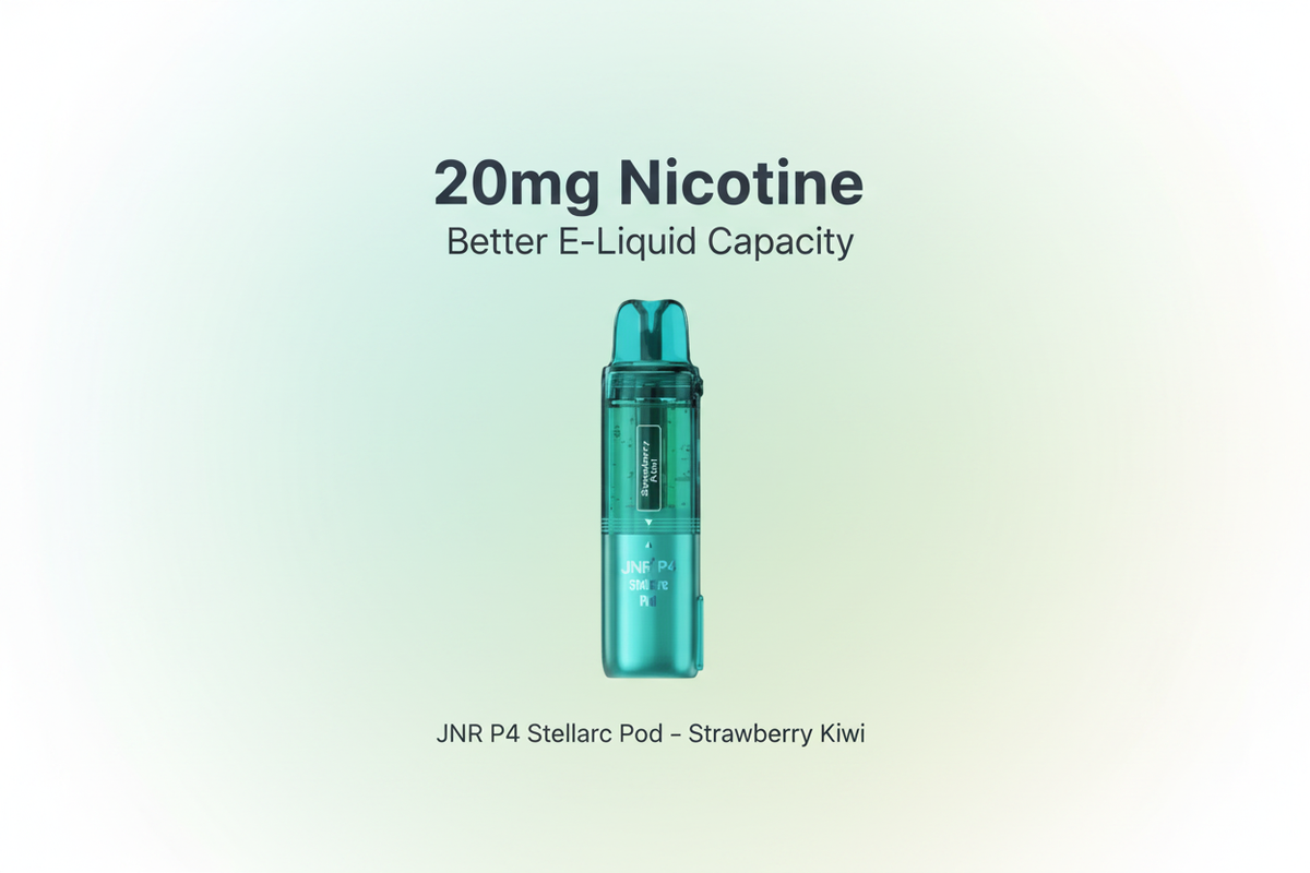 20mg Nicotine with Better E-Liquid Capacity