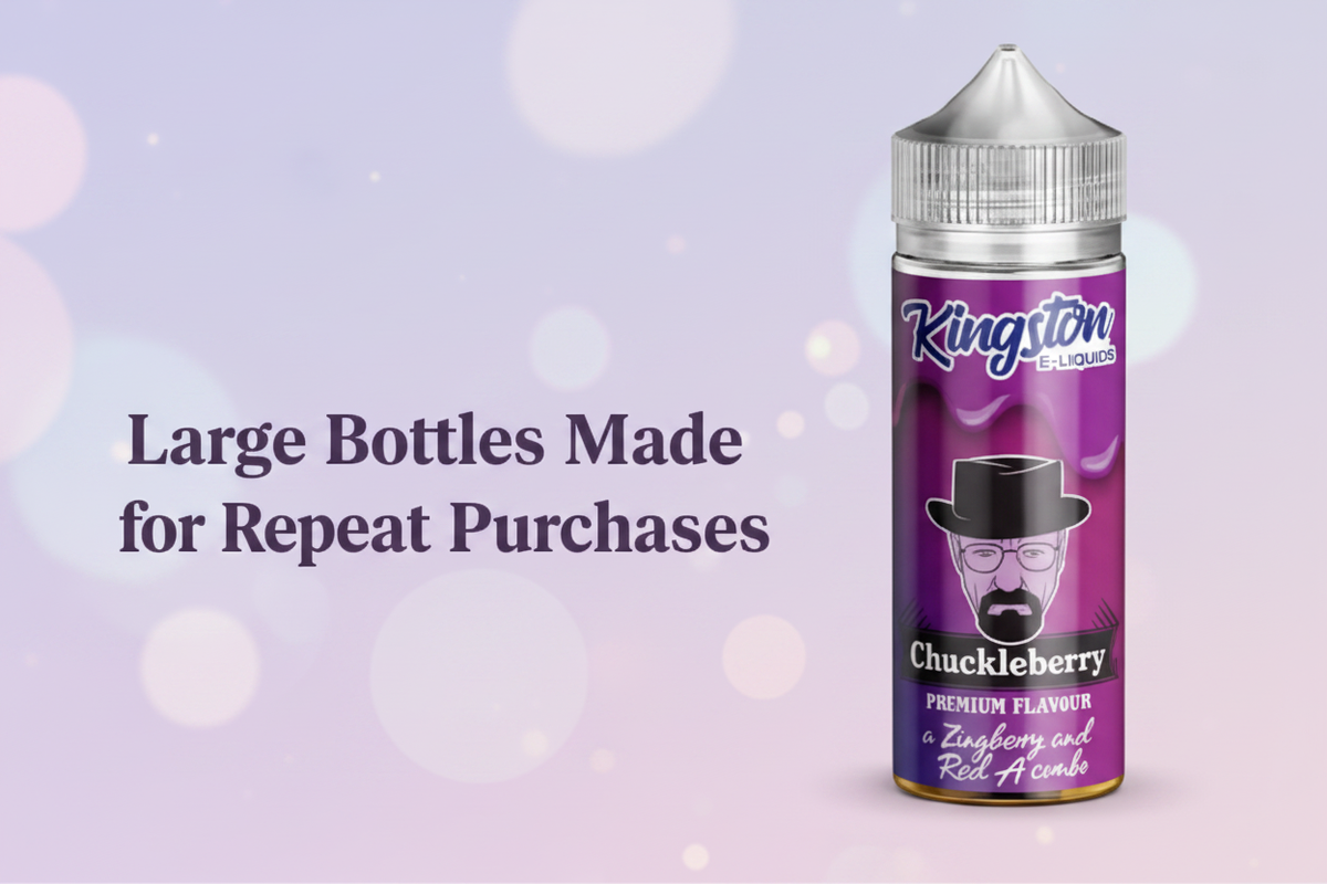 Large Bottles Made for Repeat Purchases