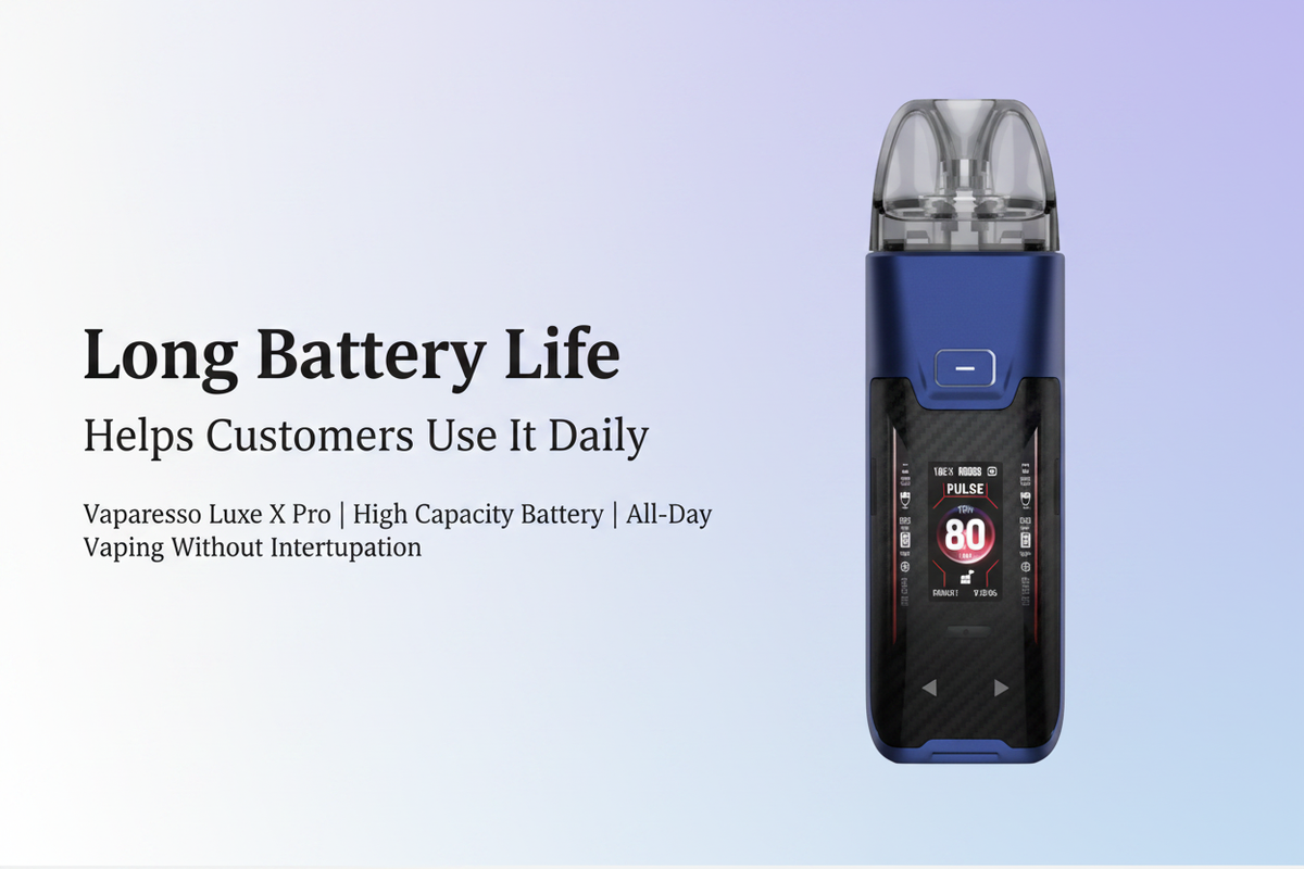 Long Battery Life Helps Customers Use It Daily