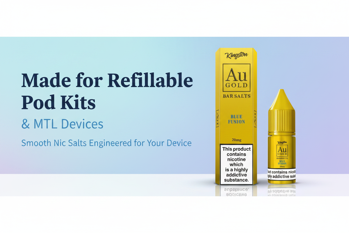 Made for Refillable Pod Kits and MTL Devices