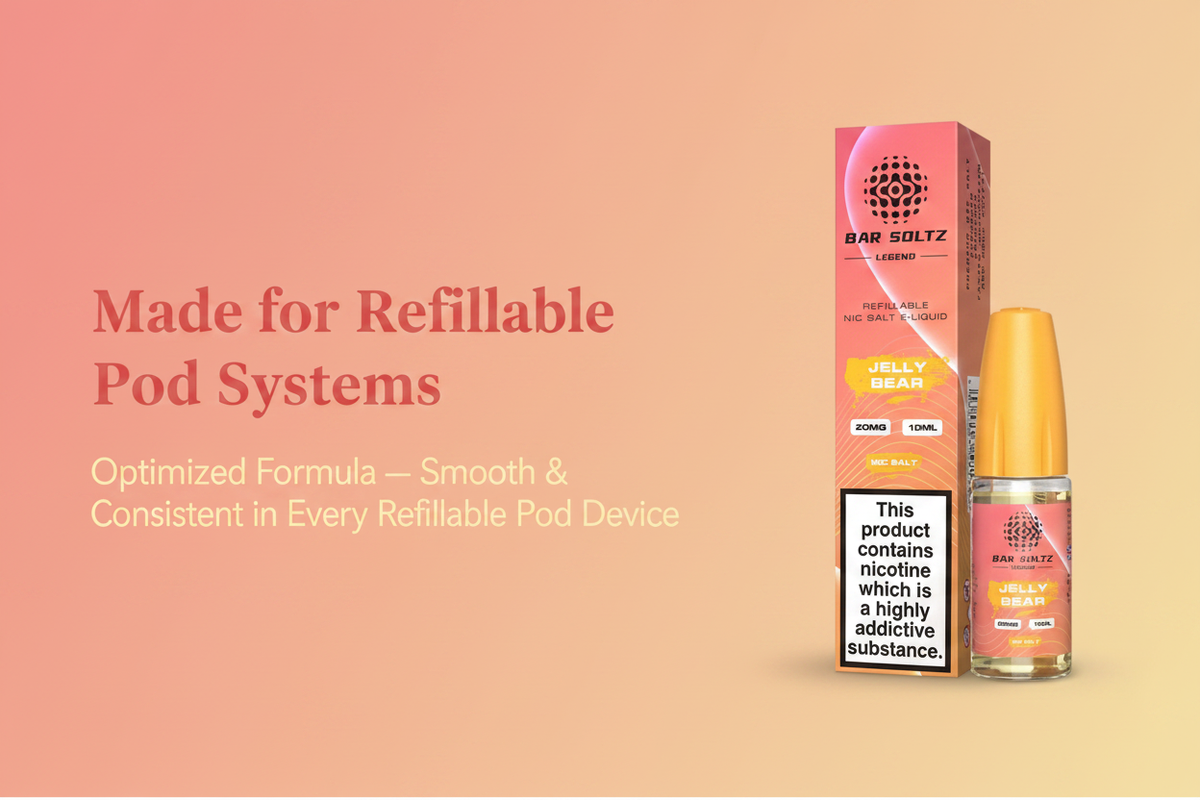 Made for Refillable Pod Systems