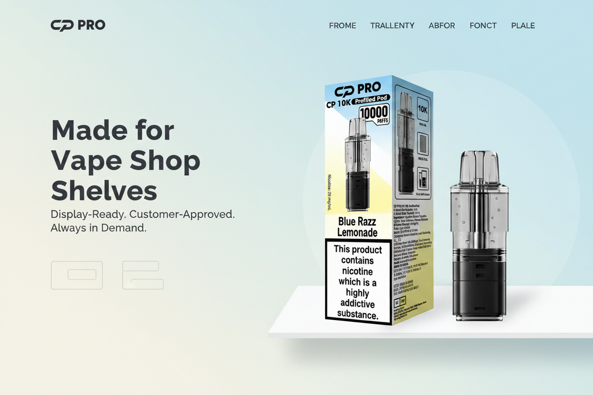 Made for Vape Shop Shelves