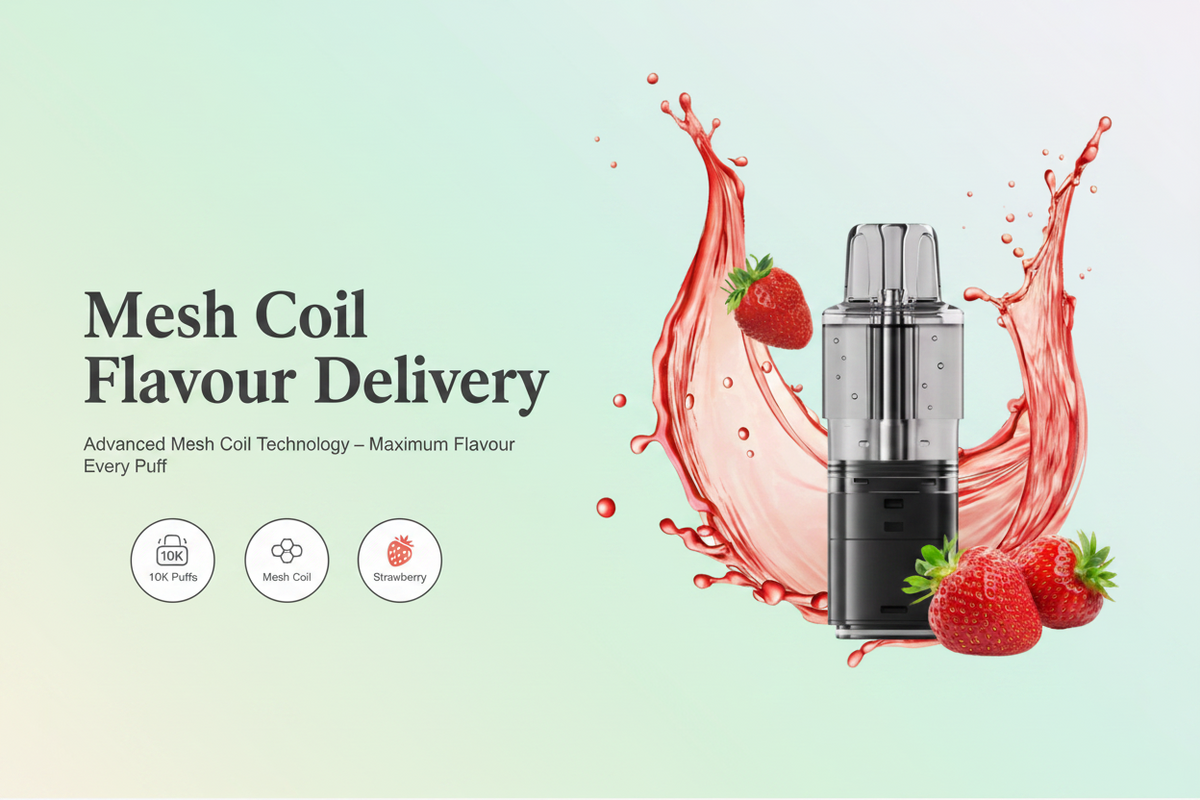  Mesh Coil Flavour Delivery