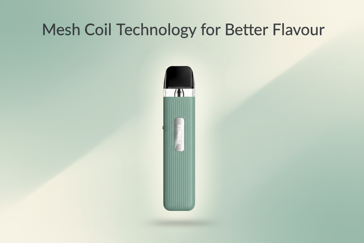 Mesh Coil Technology for Better Flavour