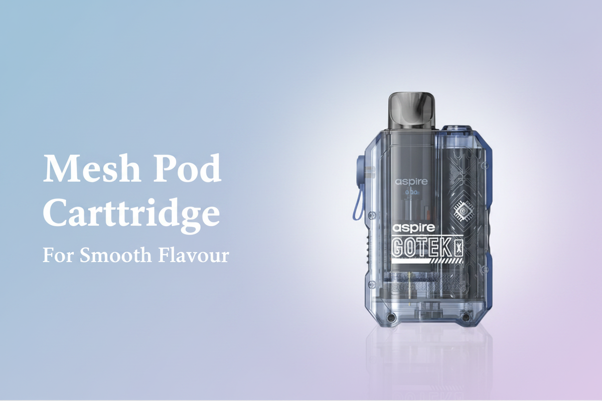 Mesh Pod Cartridge For Smooth Flavour