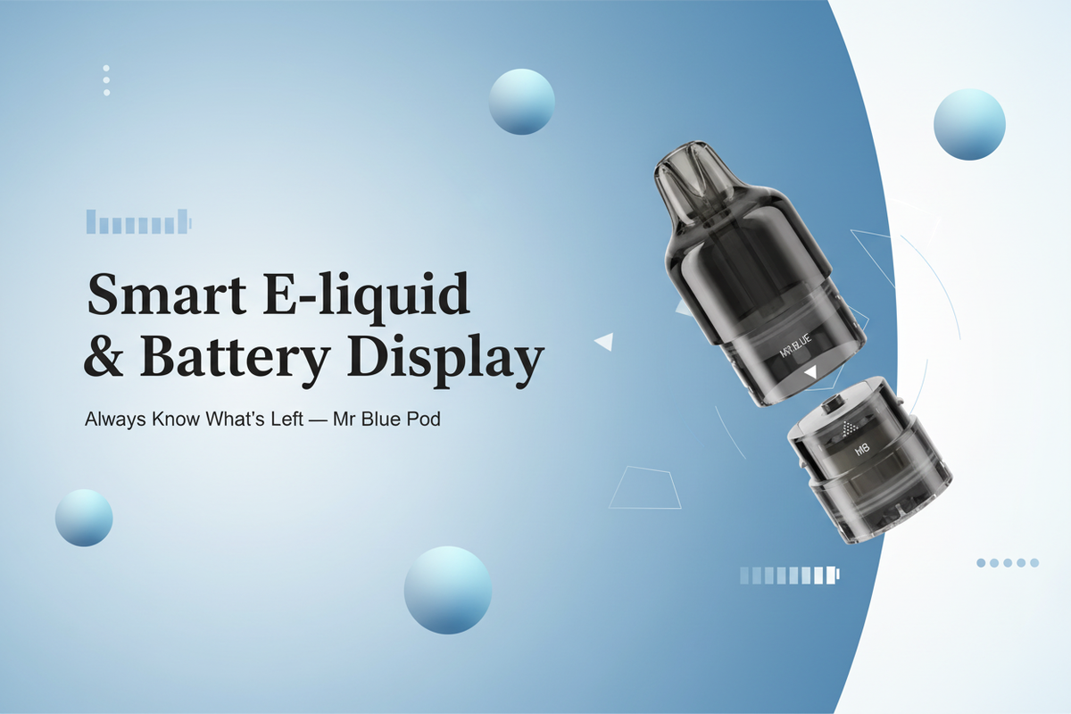 Smart E-liquid and Battery Display