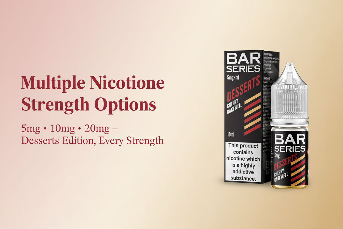 Multiple Nicotine Strength Options