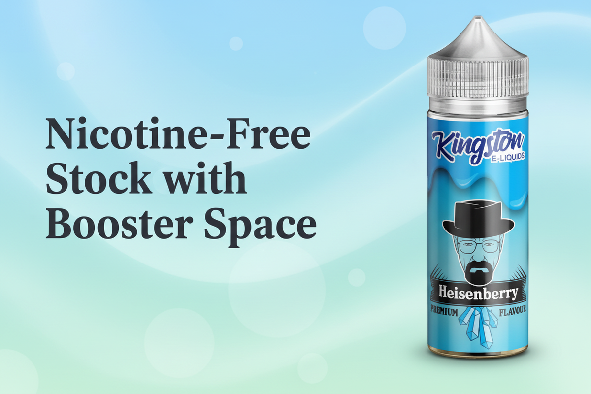 Nicotine-Free Stock with Booster Space