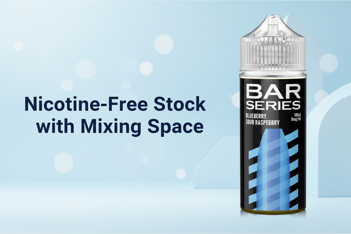 Nicotine-Free Stock with Mixing Space