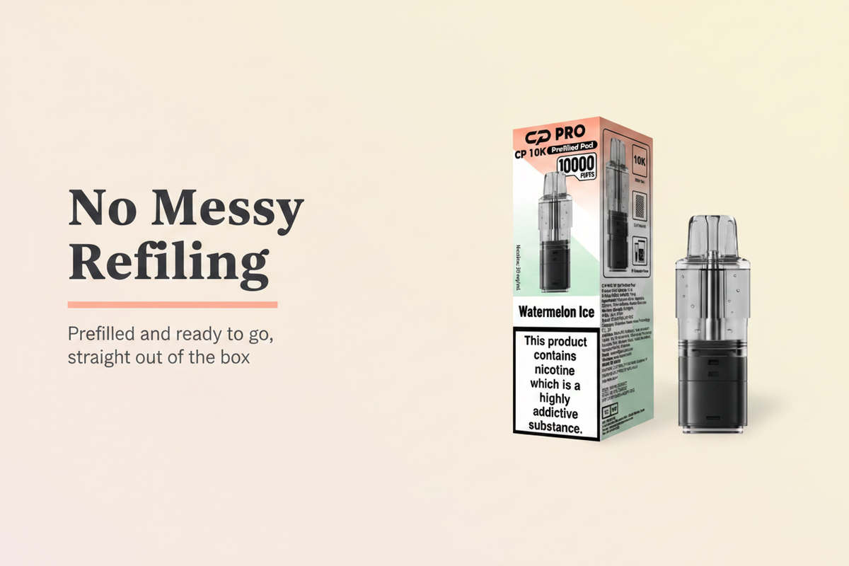 No Messy Refilling