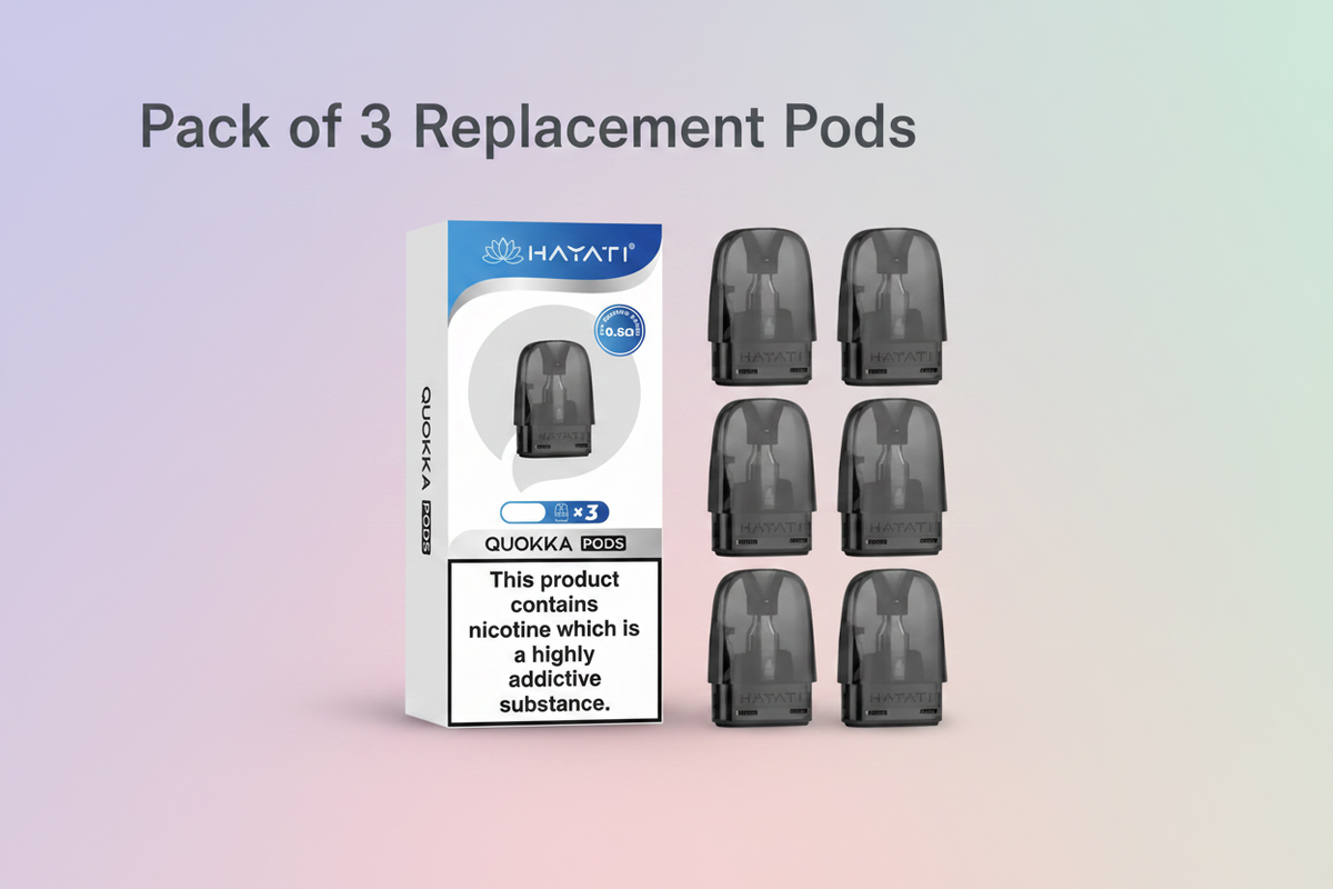 Pack of 3 Replacement Pods for Retail Stock