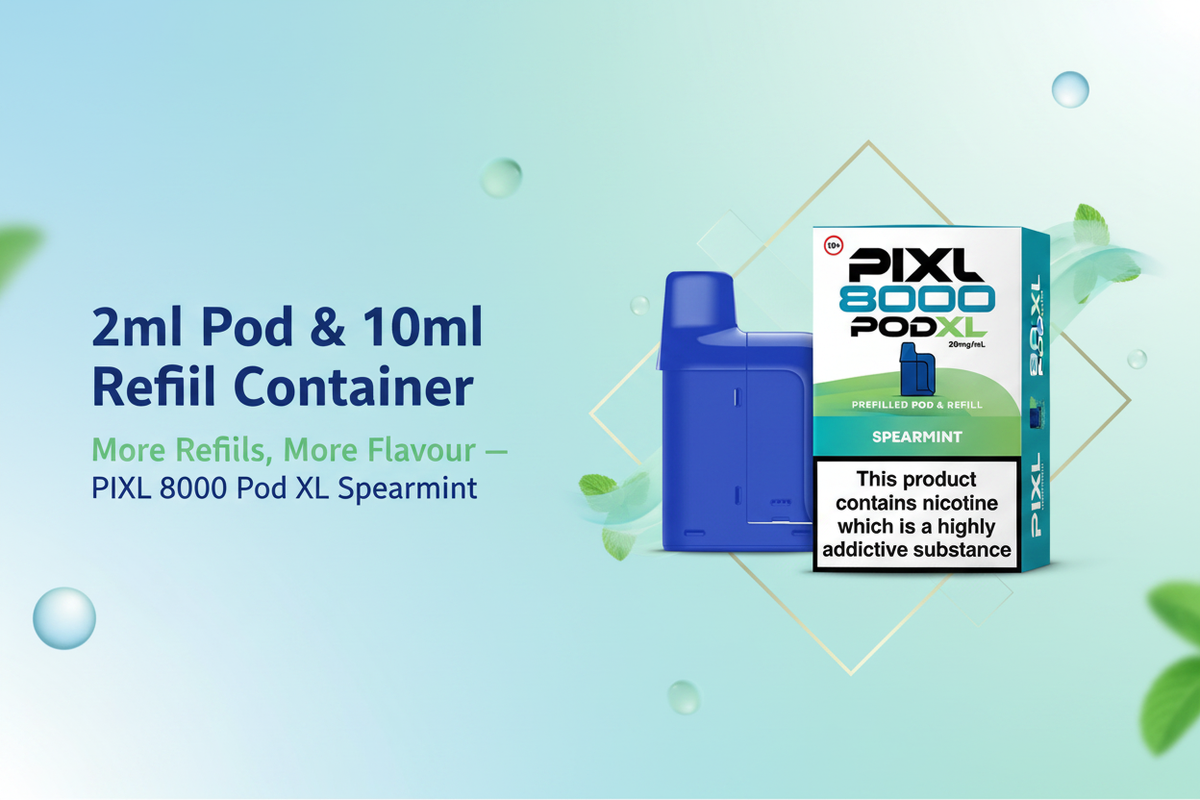 2ml Pod and 10ml Refill Container