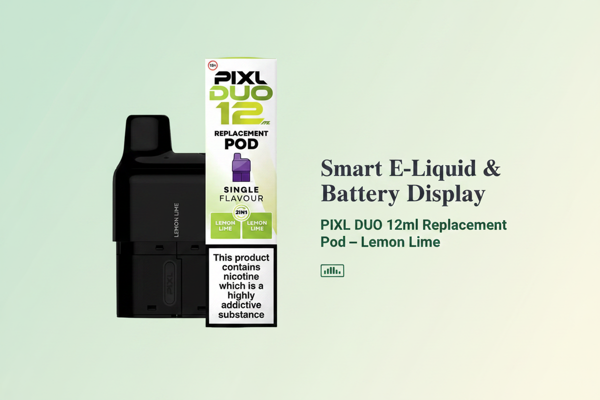 Smart E-Liquid and Battery Display