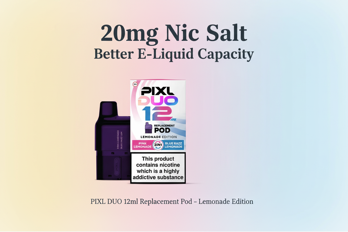 20mg Nic Salt with Better E-Liquid Capacity