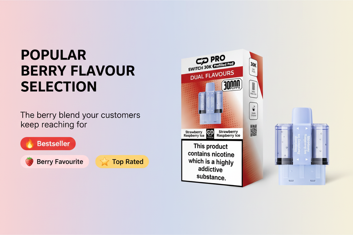 Popular Berry Flavour Selection