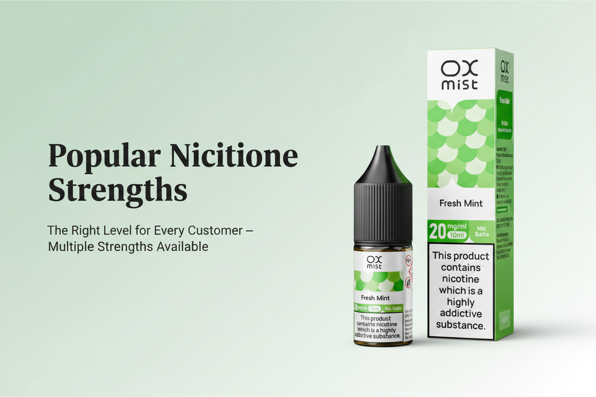 Popular Nicotine Strengths