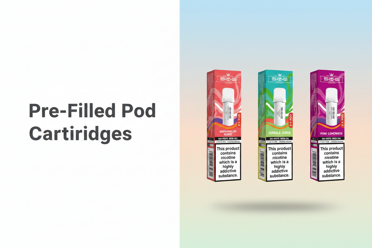 Pre-Filled Pod Cartridges